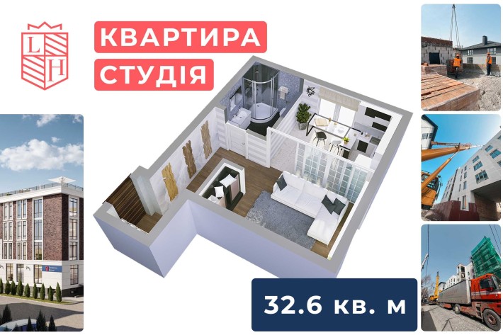 ДИСТАНЦІЙНЕ ПІДПИСАННЯ! Квартира студія, квартира біля метро Теремки - фото 1