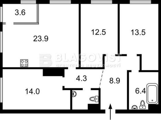 Продаж 3к Олеся Олександра 8/17 ЖК Варшавський Плюс Київ