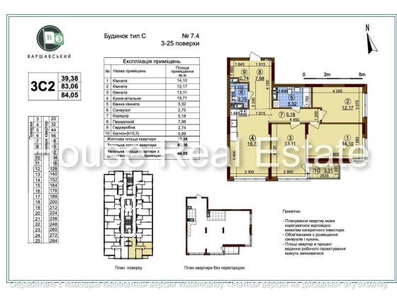 ‼️Єоселя‼️ 3 кім Варшавський 3 Варшавский Буд 7.4 Олеся Змієнка Без % Киев