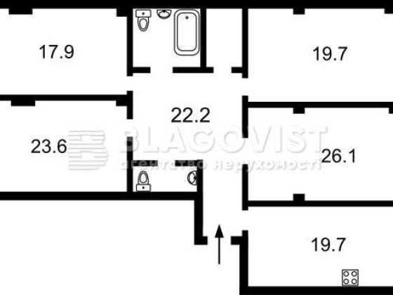 Продам 4 кімн.квартиру  ЖК "Златоустівський"  Полтавська, 10  140 кв.м Київ