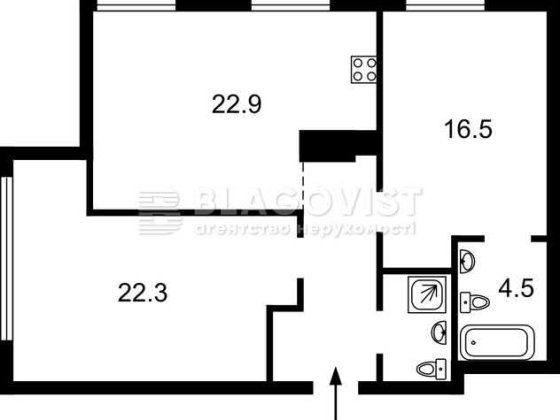 Продаж 2 КІМ (80 м2) ЖК Камертон, Річкова, Дмитрівська Київ