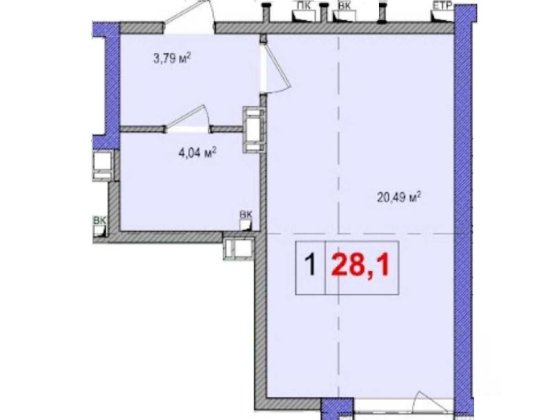 Квартира в сучасному новобуді, Теремки