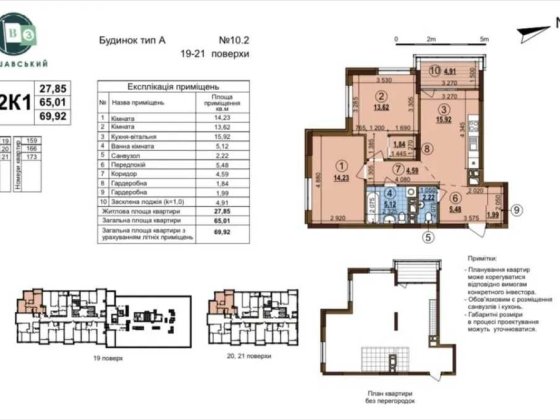 Продам 2 кім Варшавский Змієнка Варшавський 3 Буд 10.2 Київ