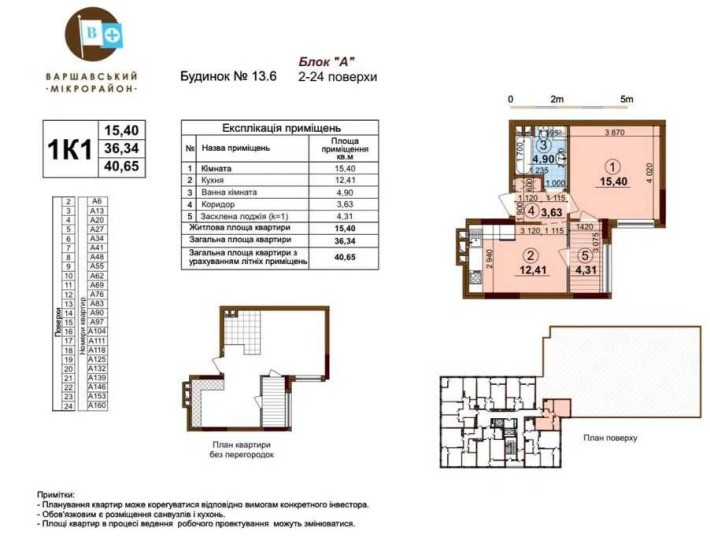 Продам 1 кім Варшавский Плюс Варшавський Олеся Буд 13.6 без% - фото 1