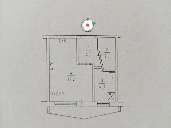 Продам 1- к. квартиру вул. Вадима Гетьмана 24/9 Киев