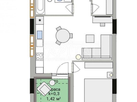 Найкраща ціна в ЖК 044! 1к квартира на Подолі/Кирилівська 37