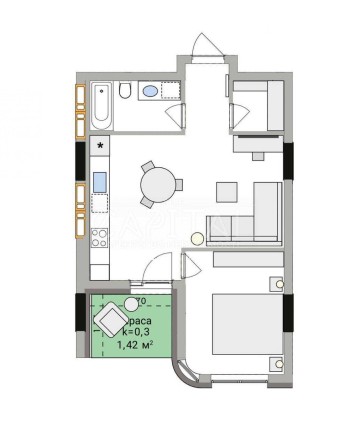 Найкраща ціна в ЖК 044! 1к квартира на Подолі/Кирилівська 37 - фото 1