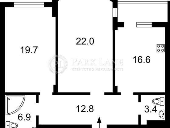 Продаж 2-кім ЖК Паркове місто Вишгородська 45 закритий комплекс Київ