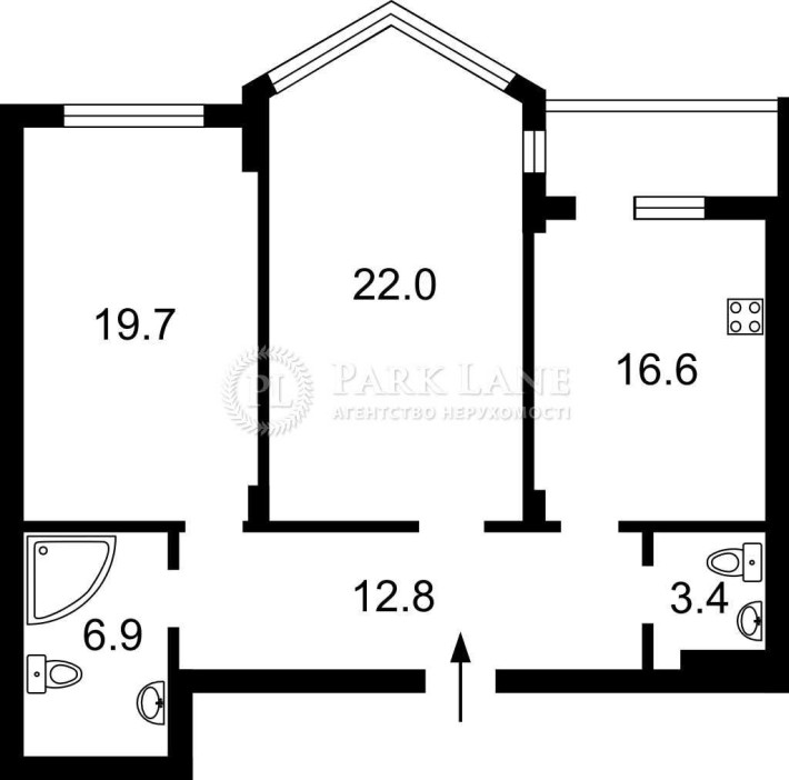 Продаж 2-кім ЖК Паркове місто Вишгородська 45 закритий комплекс - фото 1