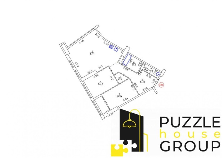 Продаж 3к квартири 93.80м2 Manhattan City, пр-т Берестейський 11 - фото 1