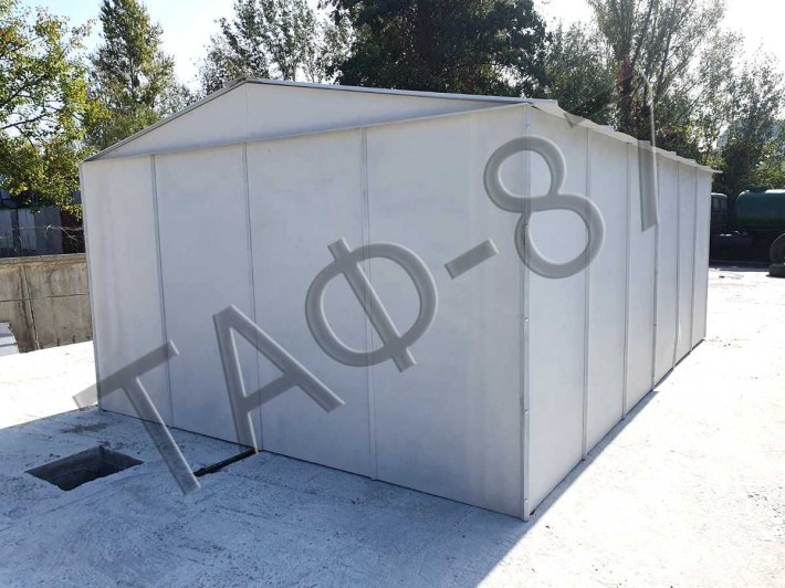 Гараж металлический разборной фирма ТОВ ТАФ-87, доставка, монтаж - фото 1