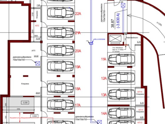 Подземный Паркинг - Пространство на Дачной. (Возле лифта) Одесса