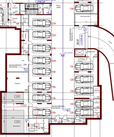 Подземный Паркинг - Пространство на Дачной. (Возле лифта) - фото 1