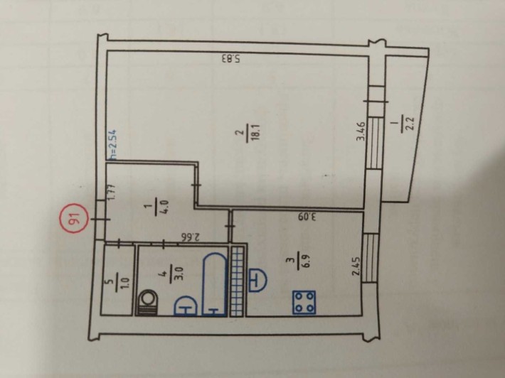Продам однокімнатну квартиру Чистяківська 11 а - фото 1