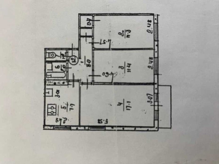 Продам 3к квартиру в Святошинському районі - фото 1