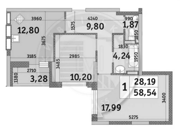 2-кімнатна квартира, вул. Кадетський Гай 12, ЖК «Медовий», Київ - фото 1