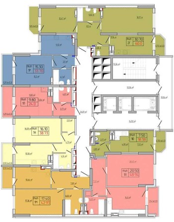 Большая Однокомнатная Квартира 52м2 без ремонта Святошинский район! - фото 1
