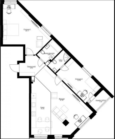 Продажа квартиры с частичным ремонтом ЖК Сан Франциско пр Берестейский - фото 1