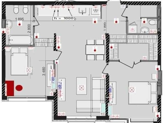 Єоселя Частковий ремонт Ліко-Град Perfect Town БЕЗ податків Киев