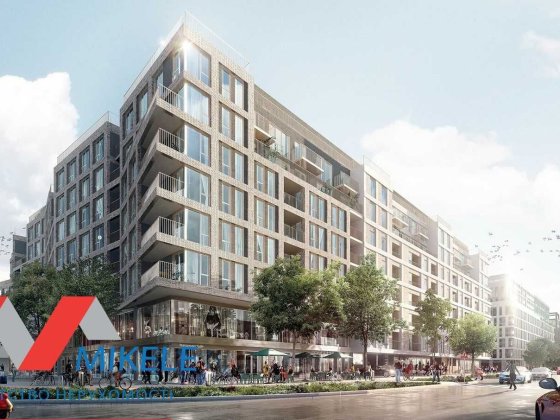 БЕЗ%Видова квартира 75м2 з терасою ЖК Рибальський Набережно-Рибальська Київ