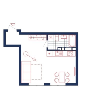 Є РОЗТЕРМІНУВАННЯ! Однокімнатна квартира, квартира в новобудові - фото 1