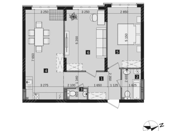 2-к квартира 71м від забудовника в ЖК "LikoGrad Perfect Town" Киев