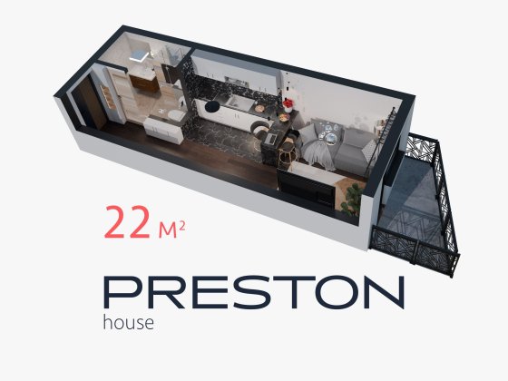 СКИДКИ! Квартира 22 м2, квартира в Києві, квартира в новобудові Киев