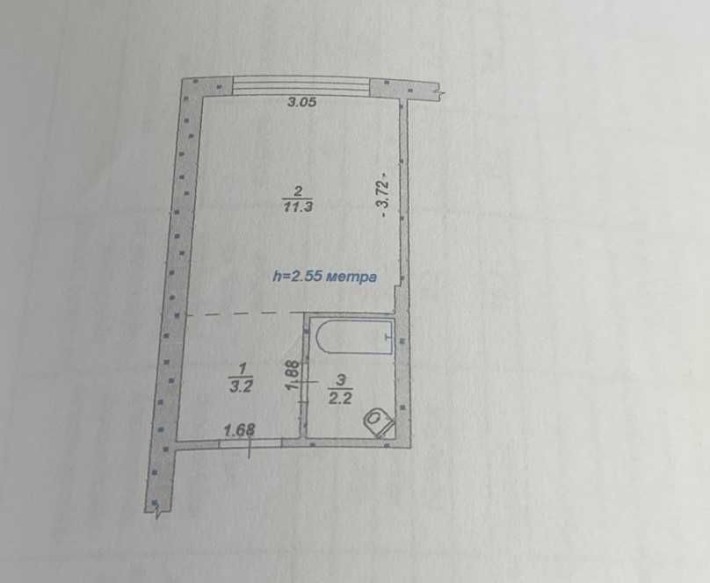 Продаю комнату в общежитии - фото 1