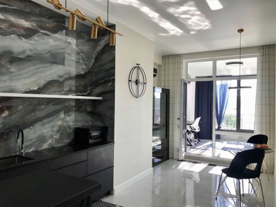 Без%. Двухкомнатная квартира с террасой 75 кв.м. ЖК ХЕНЕСИ ХАУС