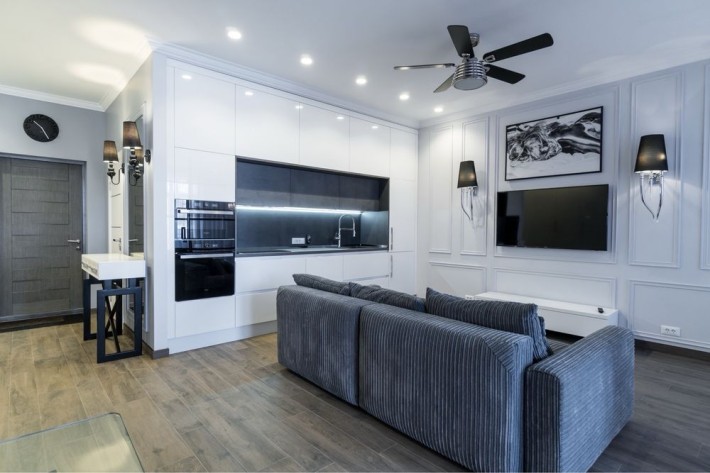 Дизайнерская квартира( 2 спальни) жк Санторини / 10 Фонтана - фото 1