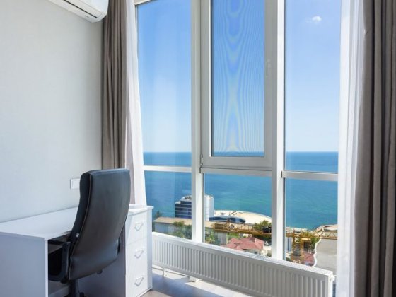 Новая студия +спальня с видом на море!Хозяин Одеса