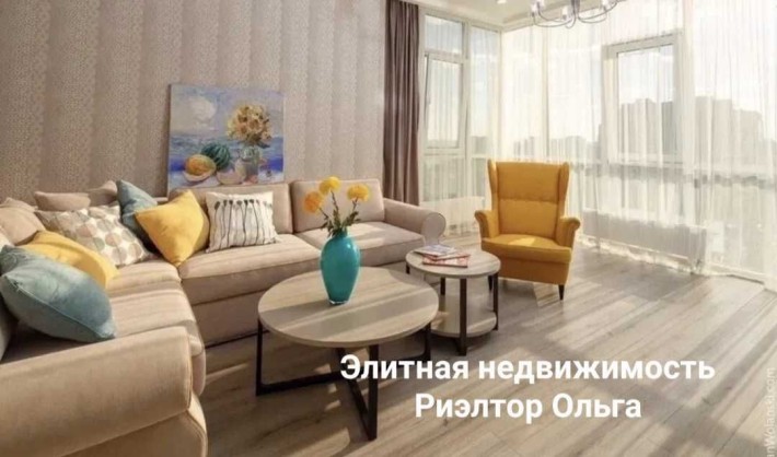 Видовая 2-ух комнатная в ЖК "8, 9, 19 Жемчужина"/ Французский бульвар! - фото 1