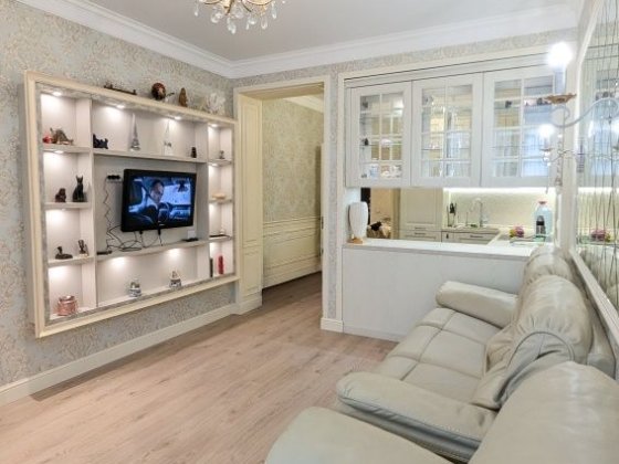 ЖК Подкова- стильная кухня студия+ спальня, 6 Фонтана Одесса