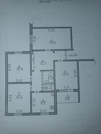 Оренда 4 х кімнатної квартири - фото 1