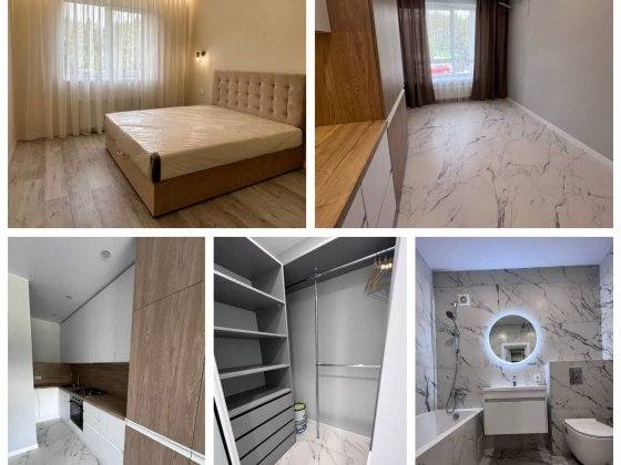 Оренда євро 2-кімнатної квартири в Ірпені. Перша здача.  20000грн. Клавдієво-Тарасове