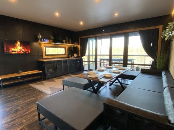 Лазня на воді. Баня на воде. сауна Днепр