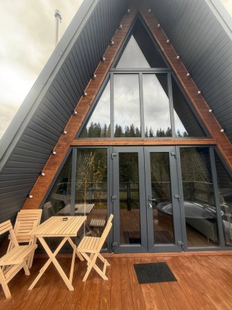 Оренда будинків A-frame в Карпатах- "Лісовий Трикутник", Чан, Микуличи - фото 1