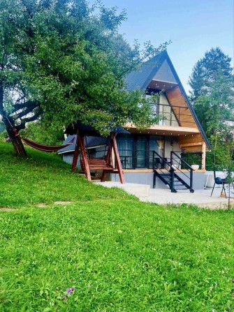 Оренда котеджу з ЧАНОМ та басейном в Карпатах на 4-6чол. с.Микуличин - фото 1