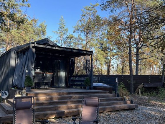 Будинок з чаном серед лісу. Біля Києва 30хв. Без сусідів. Хотяновка