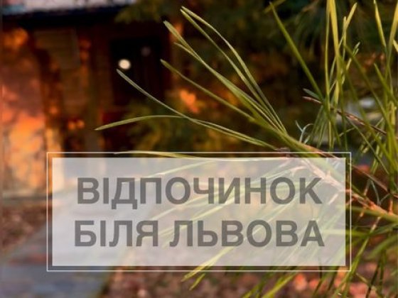 Будиночок біля Львова: сауна, чан, басейн Жолква