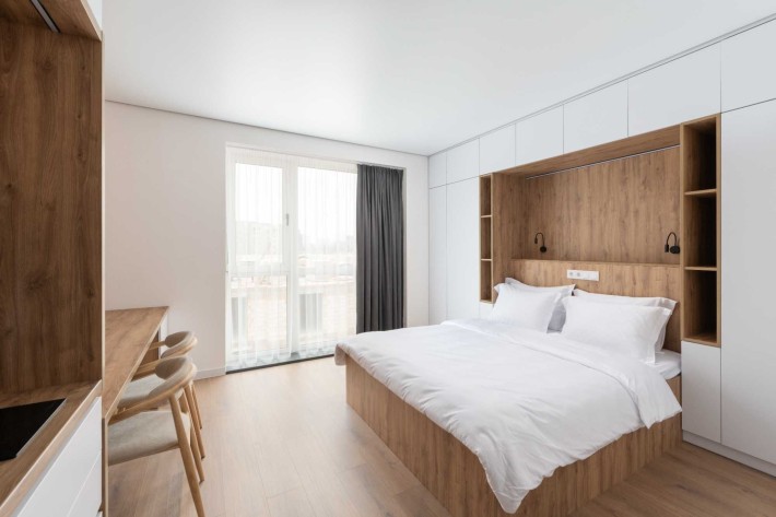 Оренда подобово 1 кімнатних апартаментів, м. Деміївська (10 хвилин) - фото 1