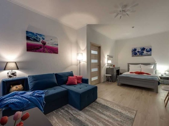 1-ком. квартира посуточно, почасово. Центр, Малый рынок. Подобово Запорожье