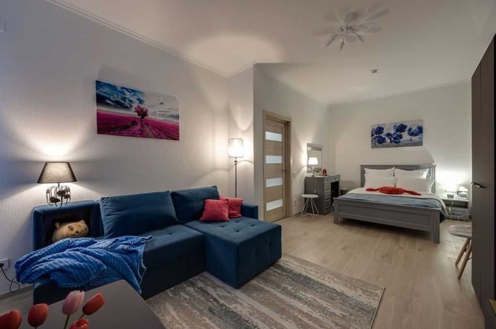 1-ком. квартира посуточно, почасово. Центр, Малый рынок. Подобово - фото 1