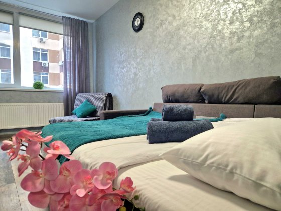 Подобова Стильна та затишна квартира у топовому ЖК Києва Киев