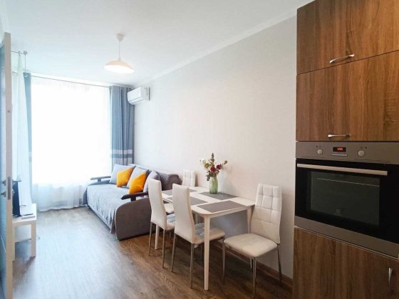 Подобово студія з окремою спальнею ЖК Комфорт Таун Лівобережна Дарниця Киев