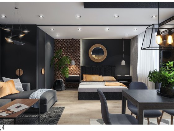 Студио- дизайн апартаменты  на Леси Украинки Печерск Київ