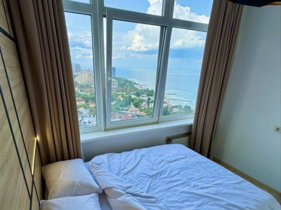 Вид на море! Посуточно! Аркадия, Каманина, ЖК 27 Жемчужина, паркинг! Одесса