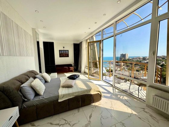 Аркадийский дворец новый ремонт Студия - Джакузи панорамный вид моря Одесса