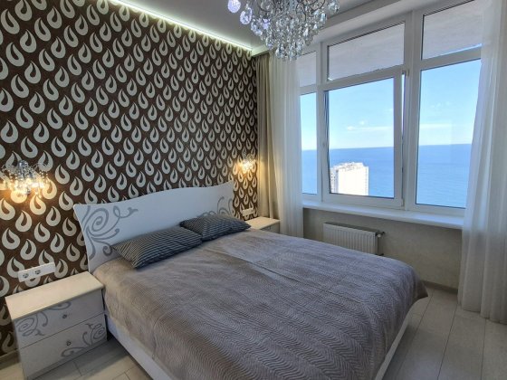 Аркадия. Каманина 16 а. 44 жем.2 ком.люкс. прямой вид моря Одесса