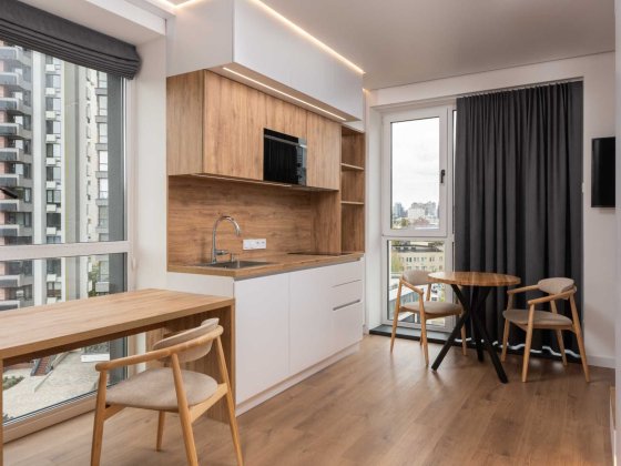 Подобова оренда 1к апартаментів у "Lumen Living" поблизу м. Деміївська Киев